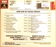 Grappelli- Just One Of Those Things - CD