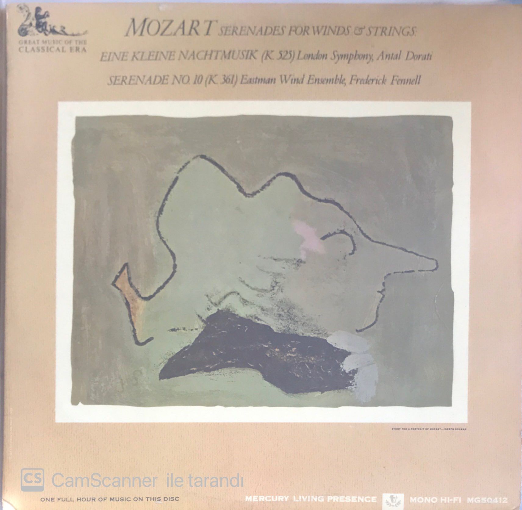 Mozart Serenades For Winds & Strings LP