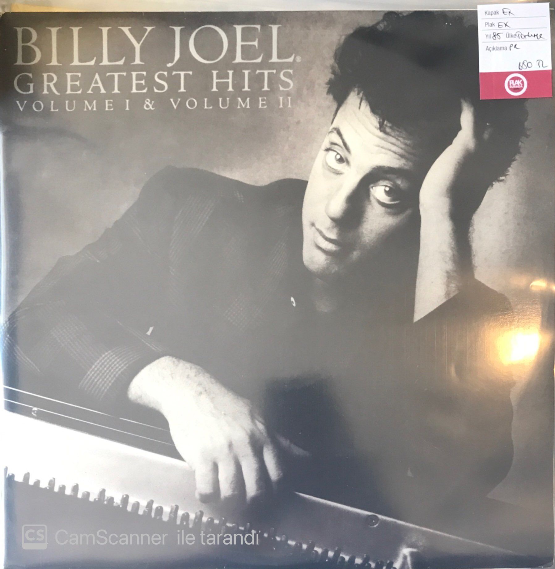 Billy Joel Greatest Hits Volume 1 &Volume 2 Double LP
