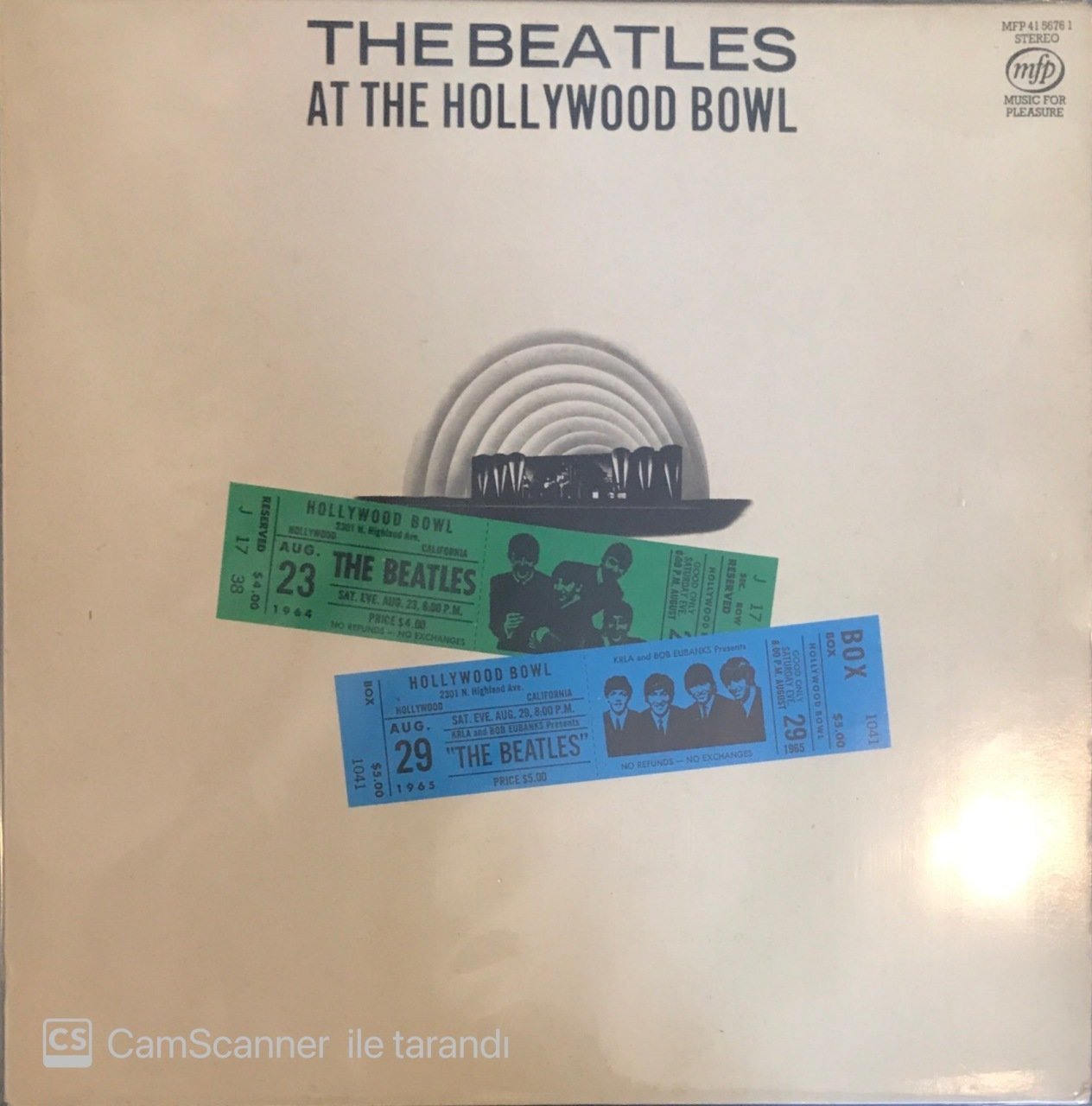 The Beatles At The Hollywood Bowl LP