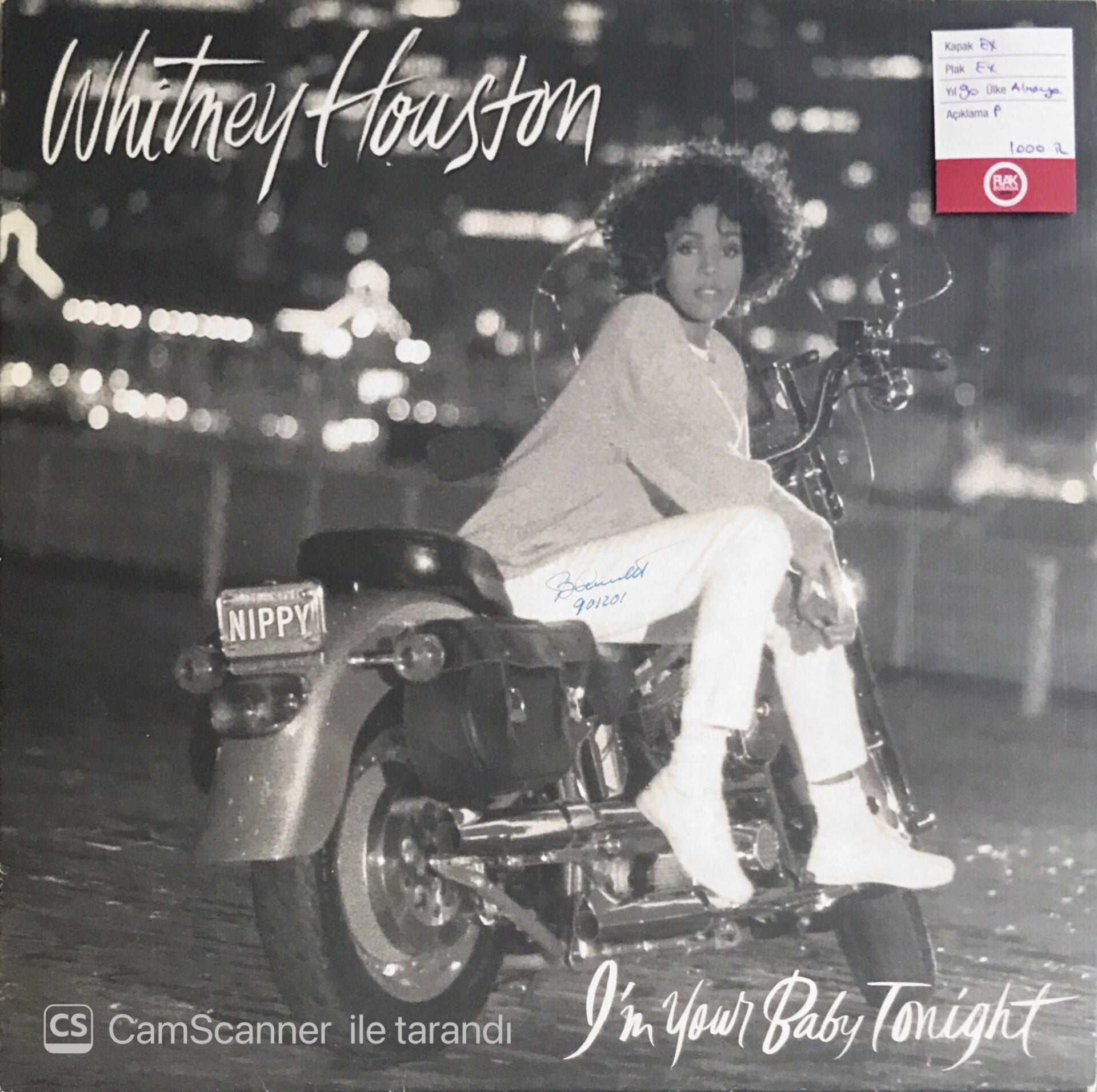 Whitney Houston – I'm Your Baby Tonight - LP