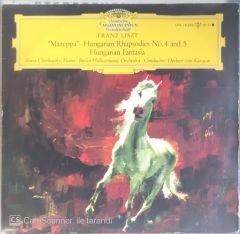 Franz Lıszt - Mazeppa Hungarian Rhapsodies No.4 and 5 Hungarian Fantasia LP