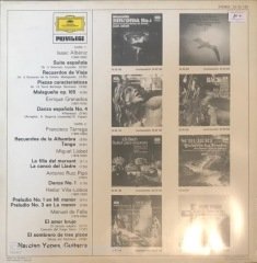 Narciso Yepes Musica Espanola Para Guitarra LP