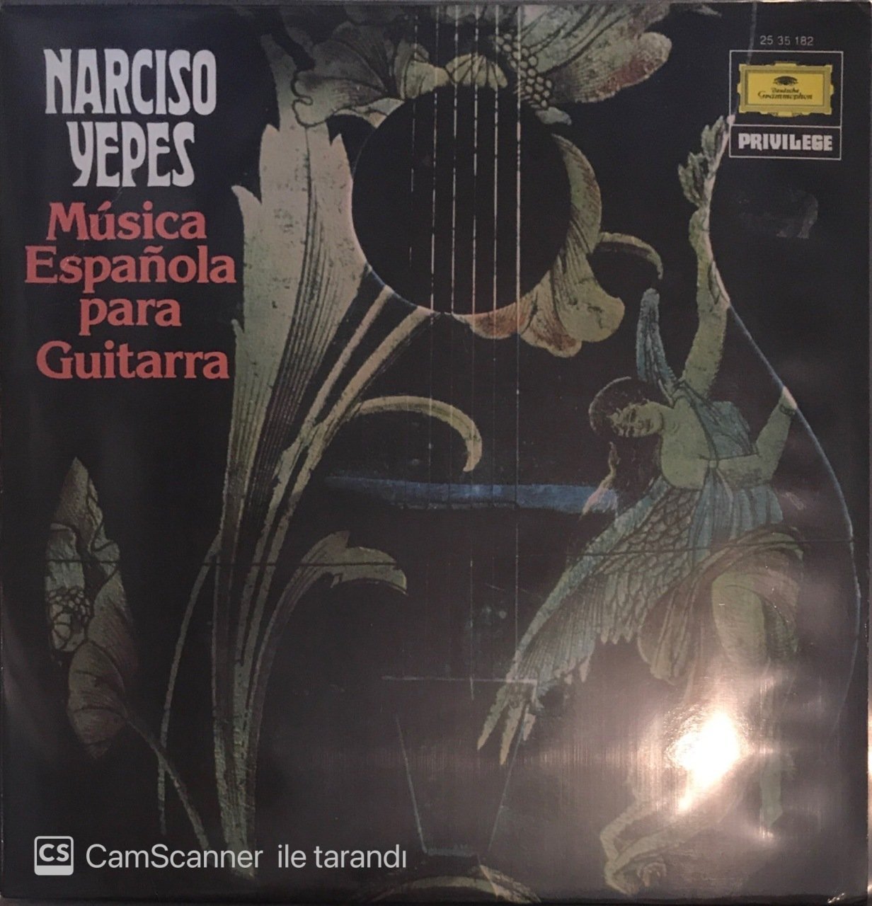 Narciso Yepes Musica Espanola Para Guitarra LP