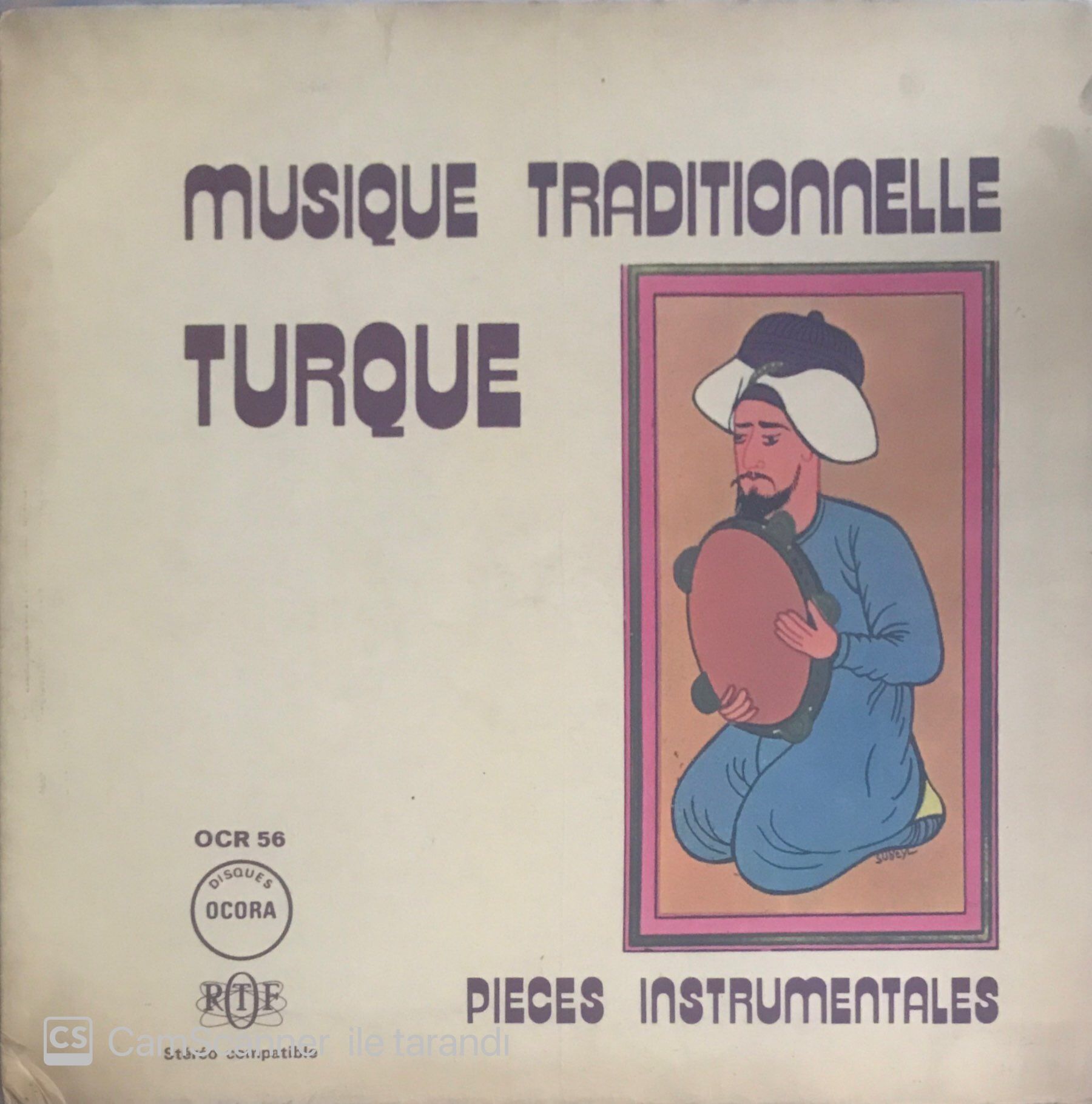 Musique Traditionnelle Turque Pieces Instrumentales LP