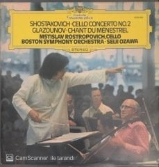 Shostakovich Cello Concerto No 2 Glazounov Chant Du Menestrel LP