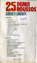 Demis Roussos - Golden Greats - KASET