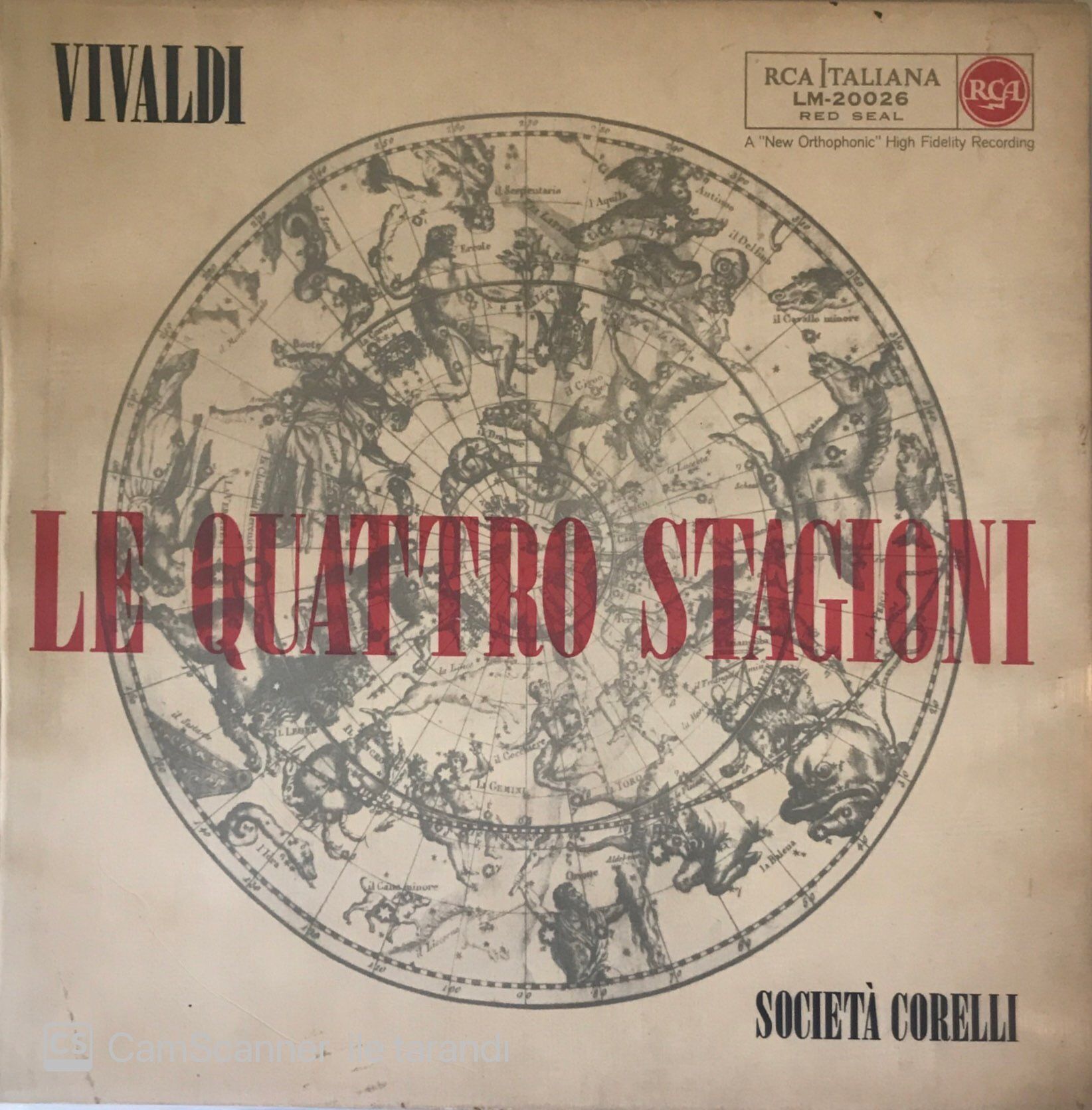 Vıvaldi Le Quattro Stagıonı LP