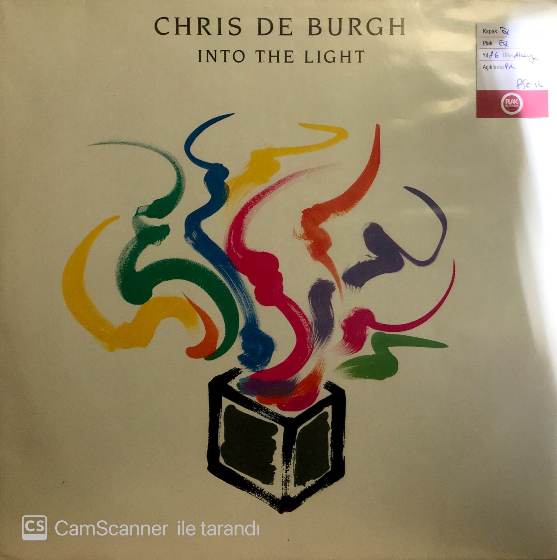 Chris De Burgh Into The Light LP