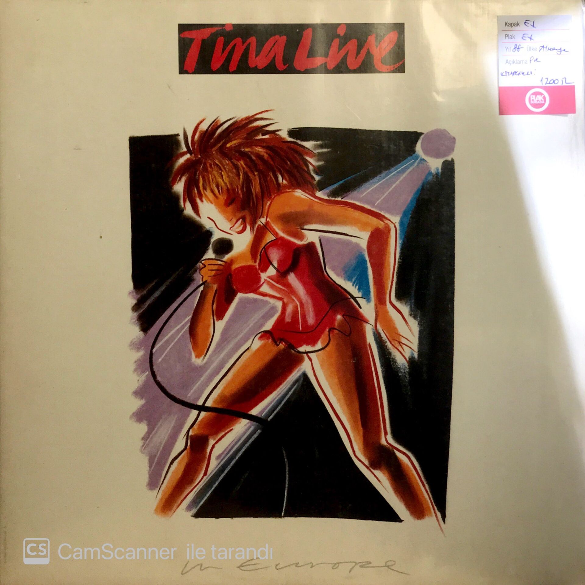 Tina Turner / Tina Live In Europe Double LP