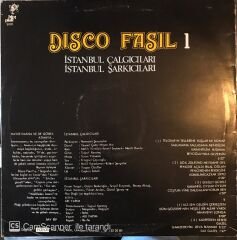 İstanbul Çalgıcıları İstanbul Şarkıcıları Disco Fasıl 1 LP