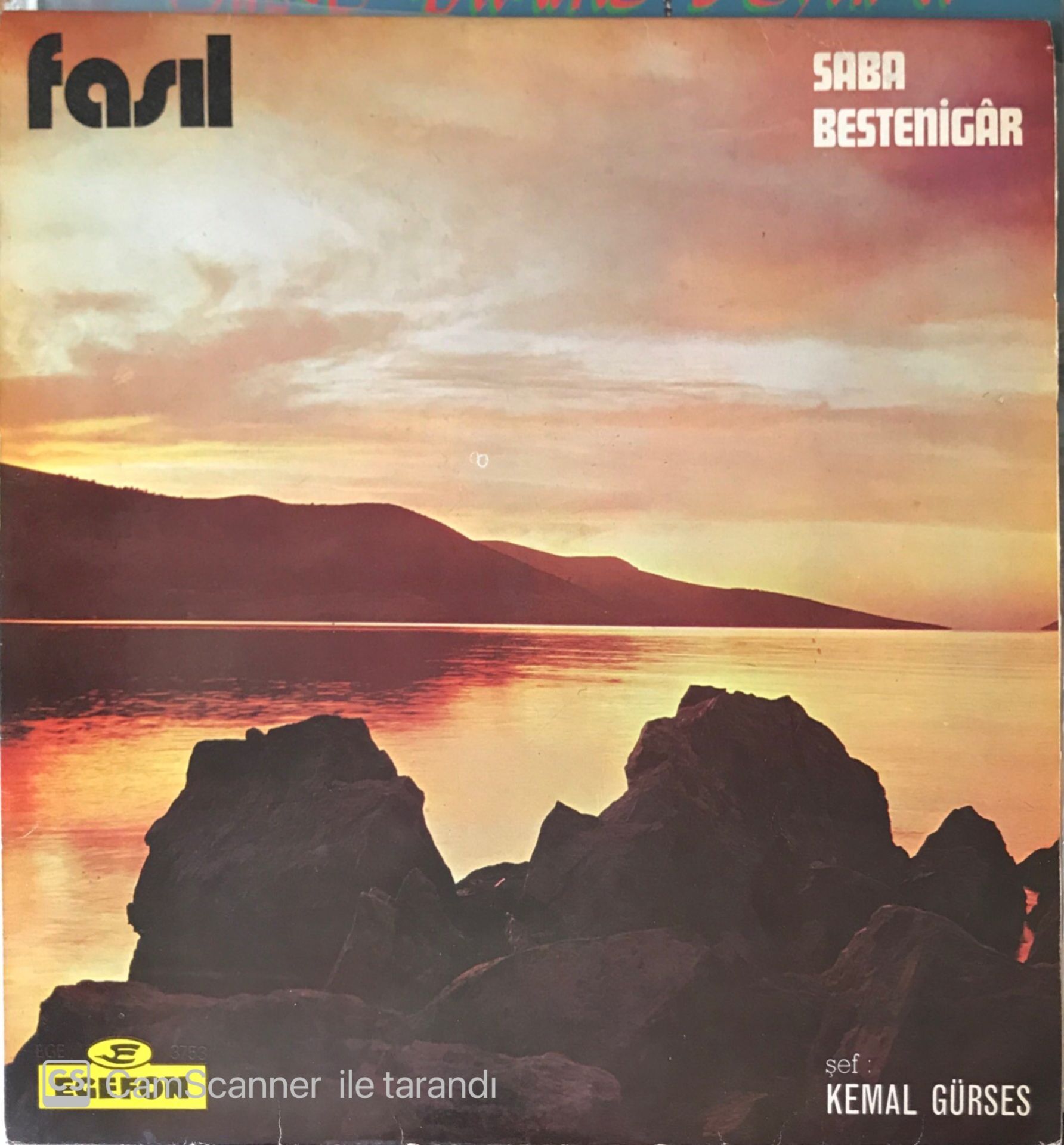 Fasıl Saba Bestenigar Şef Kemal Gürses LP