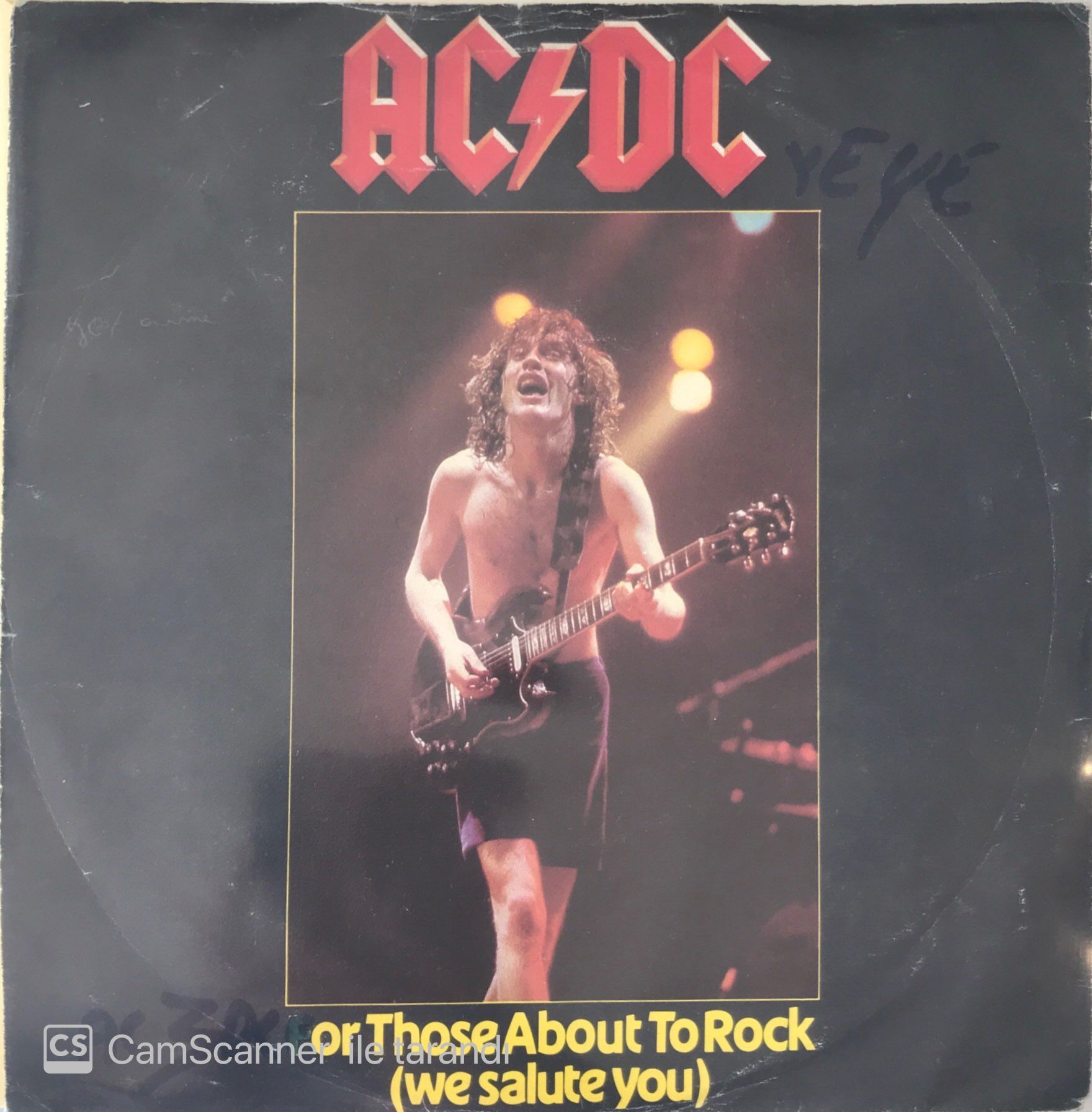 AC DC Or Those About To Rock 45lik