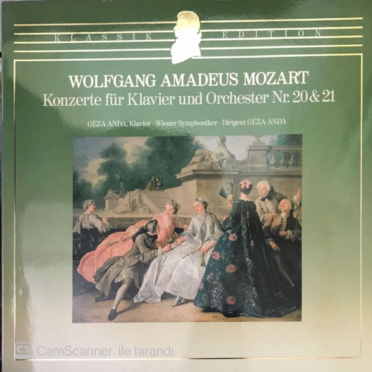 Wolfgang Amadeus Mozart Konzerte Für Klavier Und Orchester Nr.20&21 LP