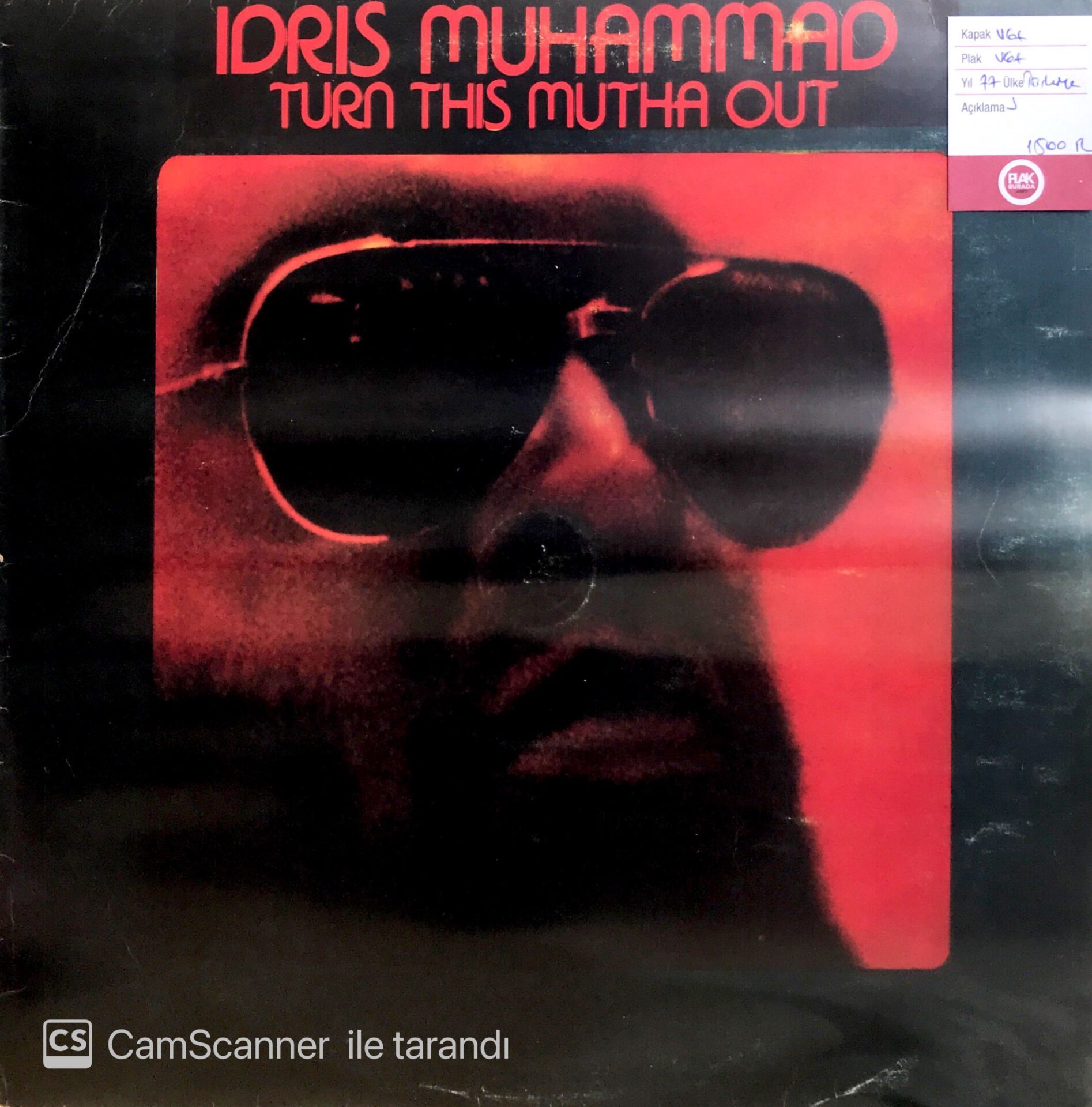 Idrıs Muhammad / Turn This Mutha Out LP