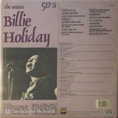 The Unique Billie Holiday 50's LP