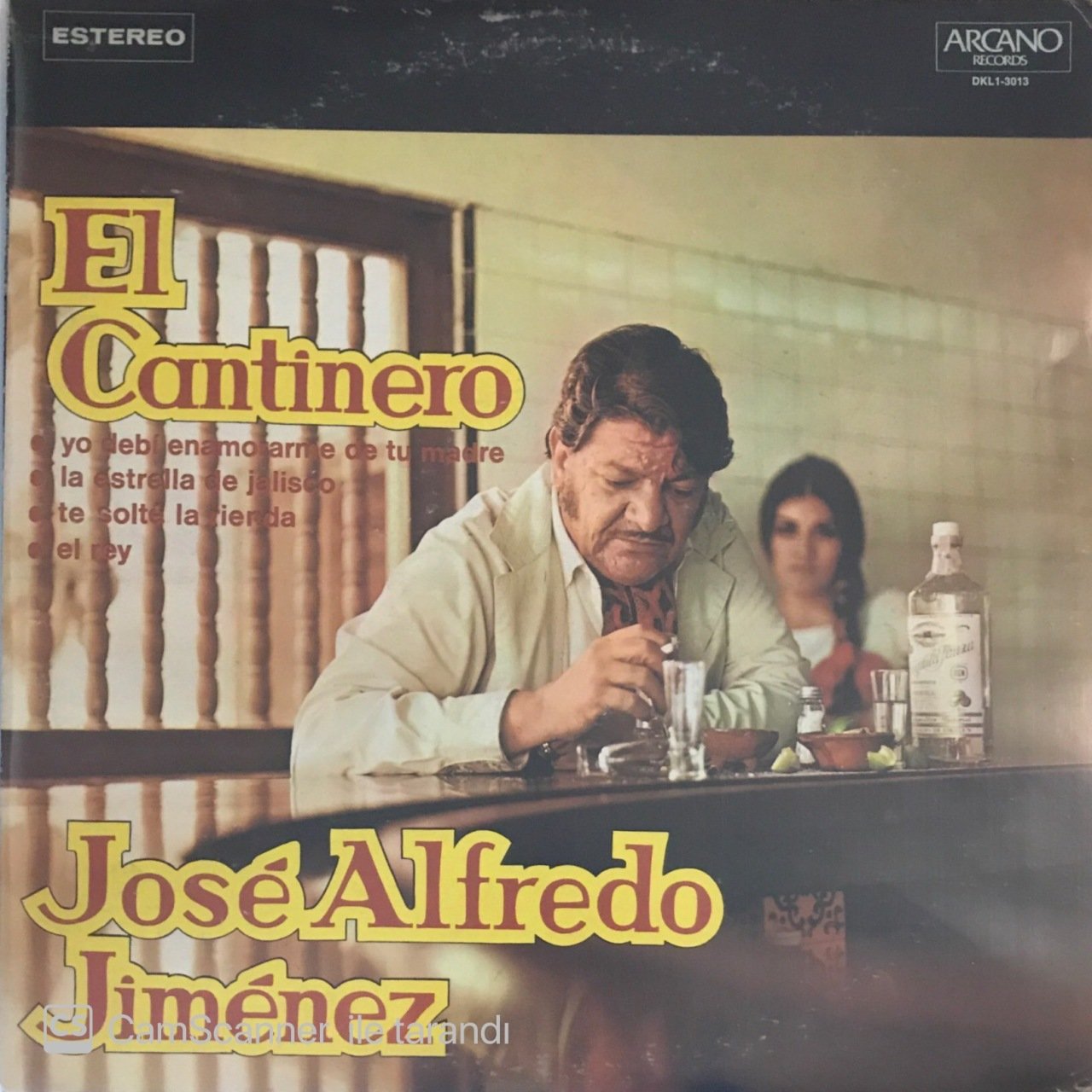 Jose Alfredo Jimenez El Cantinero LP