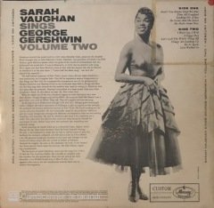 Sarah Vaughan Sings George Gershwin Volume Two LP