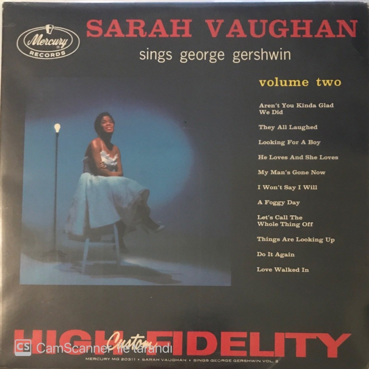 Sarah Vaughan Sings George Gershwin Volume Two LP