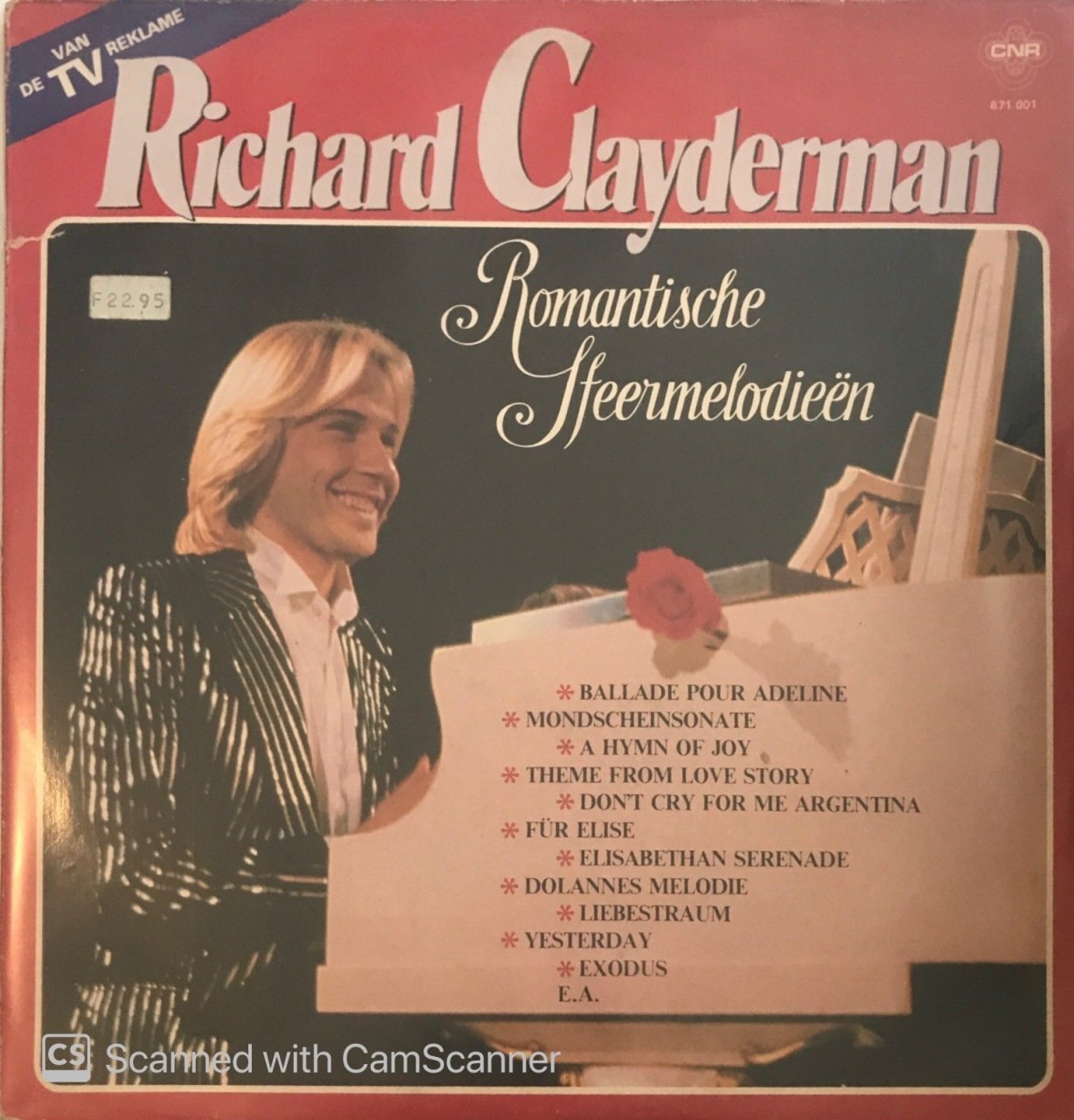 Richard Clayderman Romantische Sfeermelodieen LP