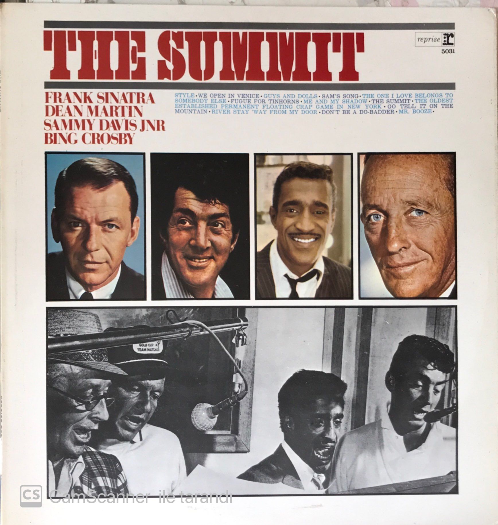 The Summit - Frank Sinatra , Dean Martin, Sammy Davis Jnr , Bing Crosby LP
