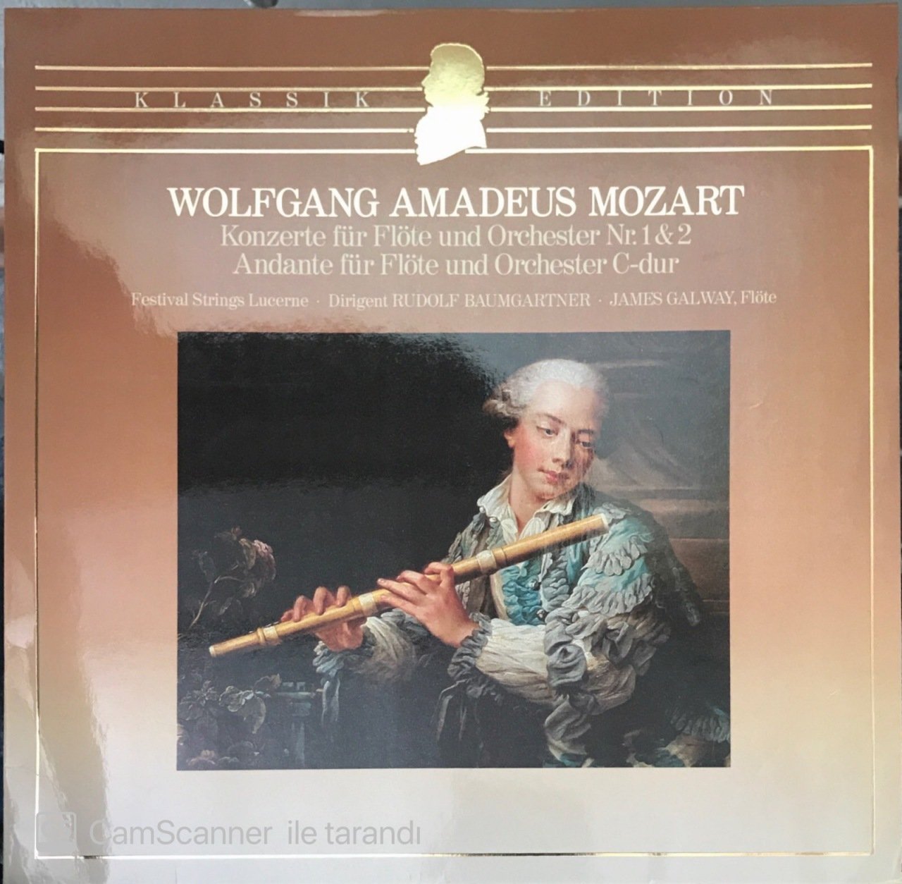 Wolfgang Amadeus Mozart Konzerte Für Flöte Und Orchester Nr.1&2 LP