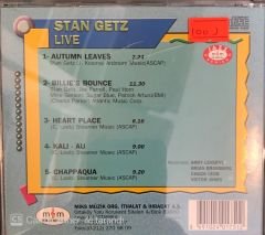 Stan Getz - Stan Getz Live CD