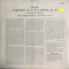 Dvořák New World Symphony LP