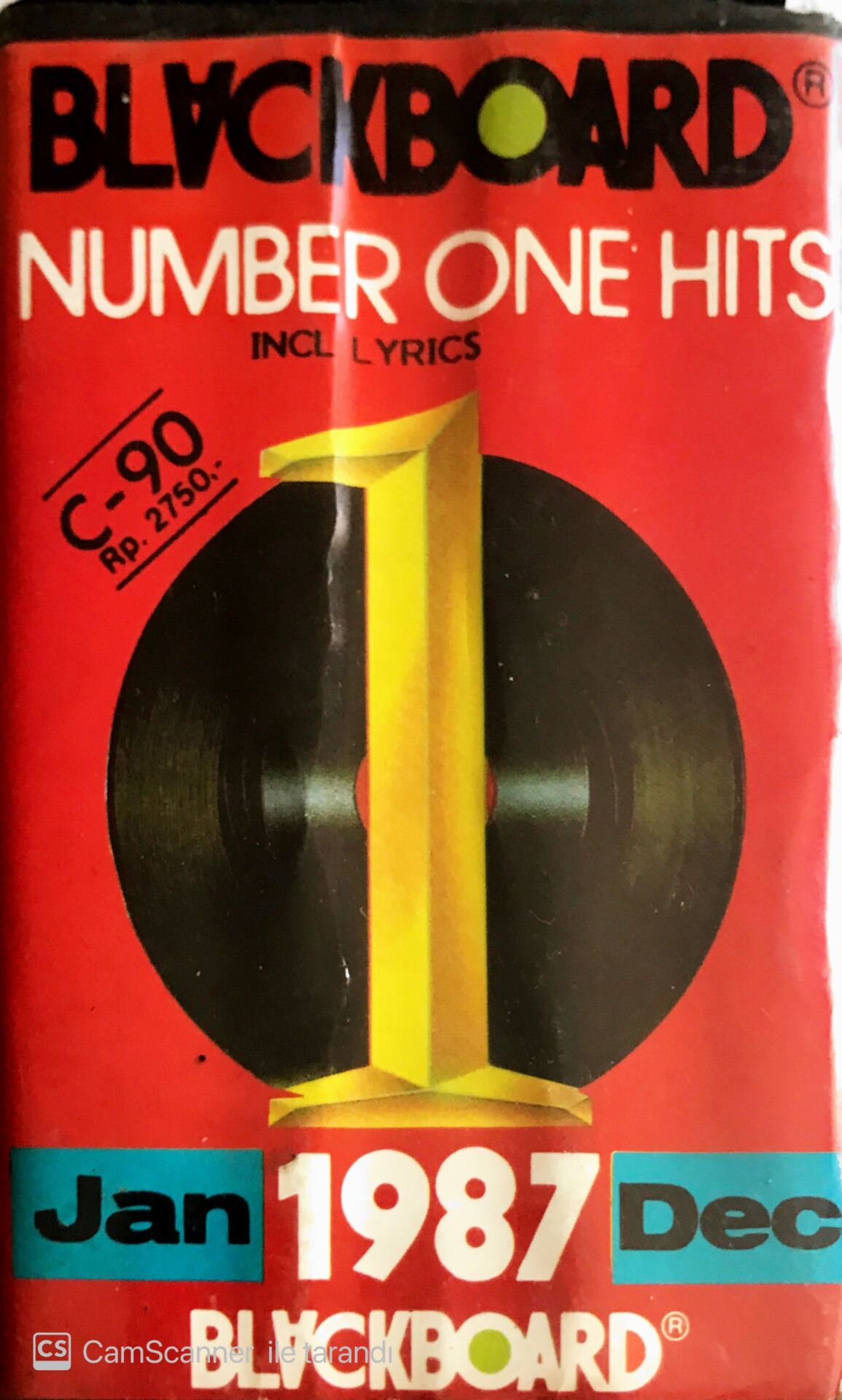 Blackboard Number One Hits 1987 - KASET