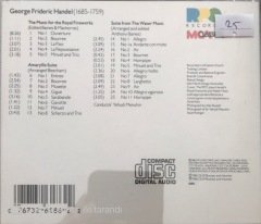 Handel The Music For The Royal Fireworks Amaryllis Suite CD