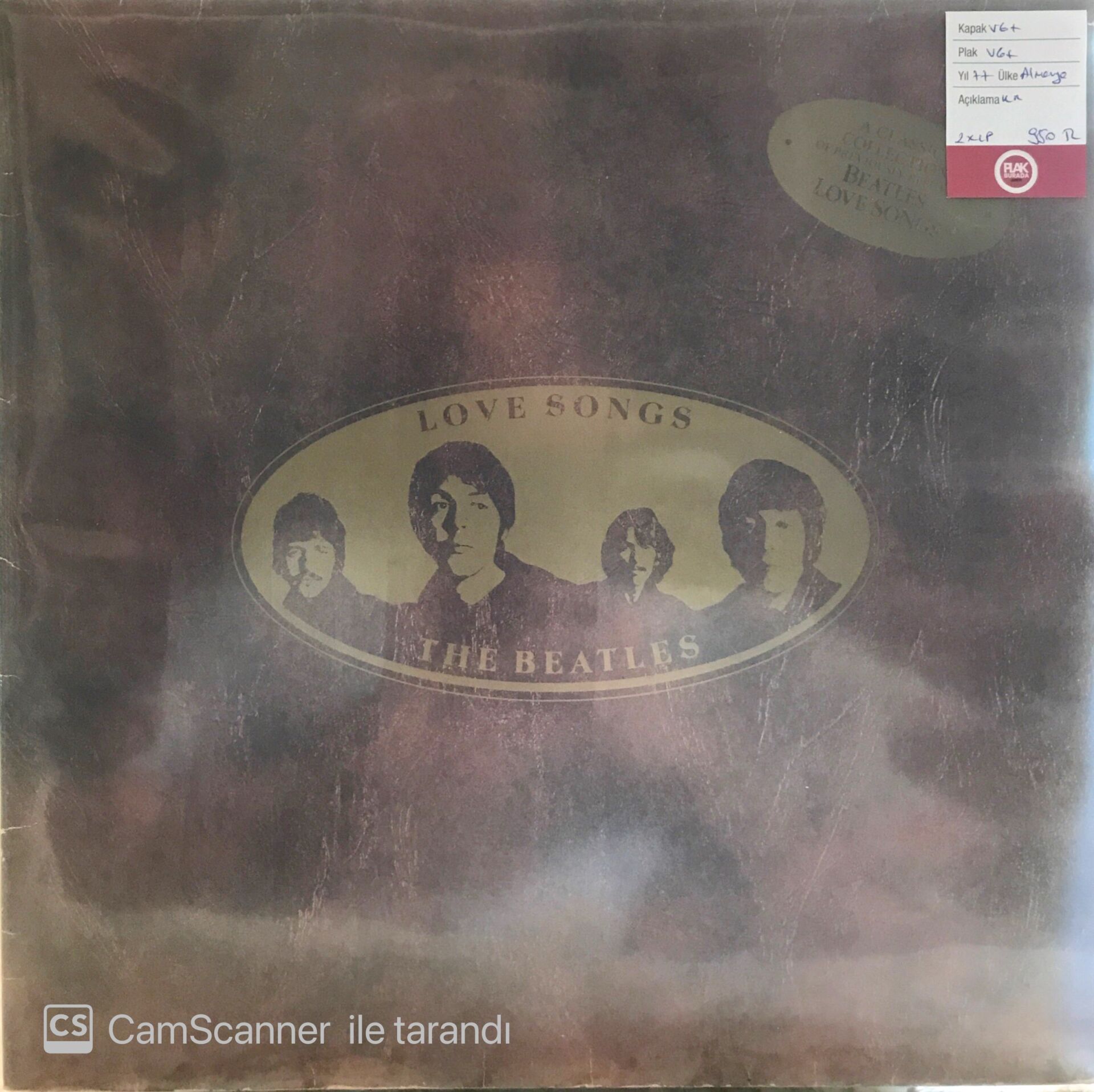 The Beatles – Love Songs Double LP