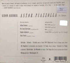 Gidon Kremer Astor Piazzolla El Tango CD