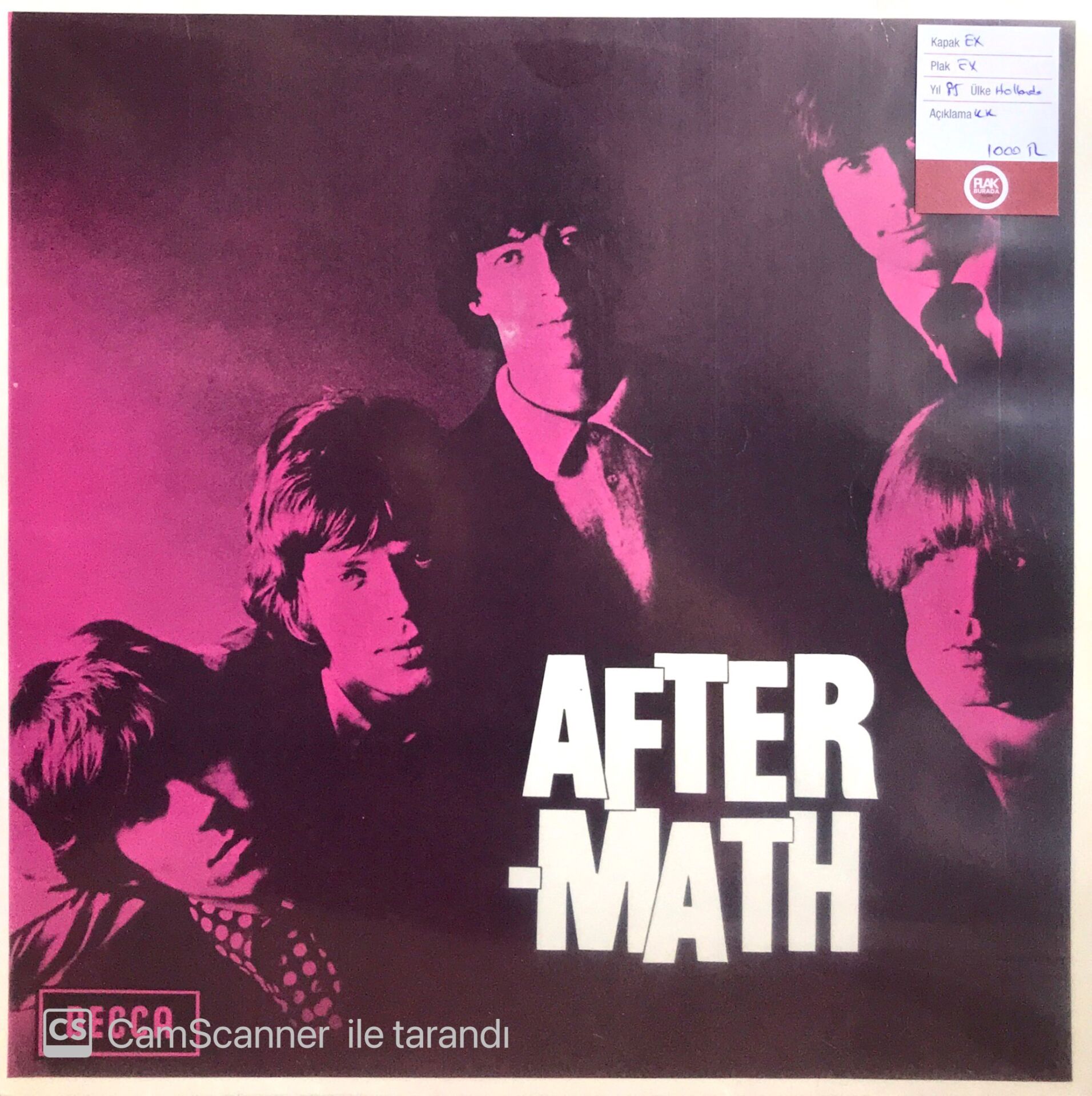The Rolling Stones After Math LP
