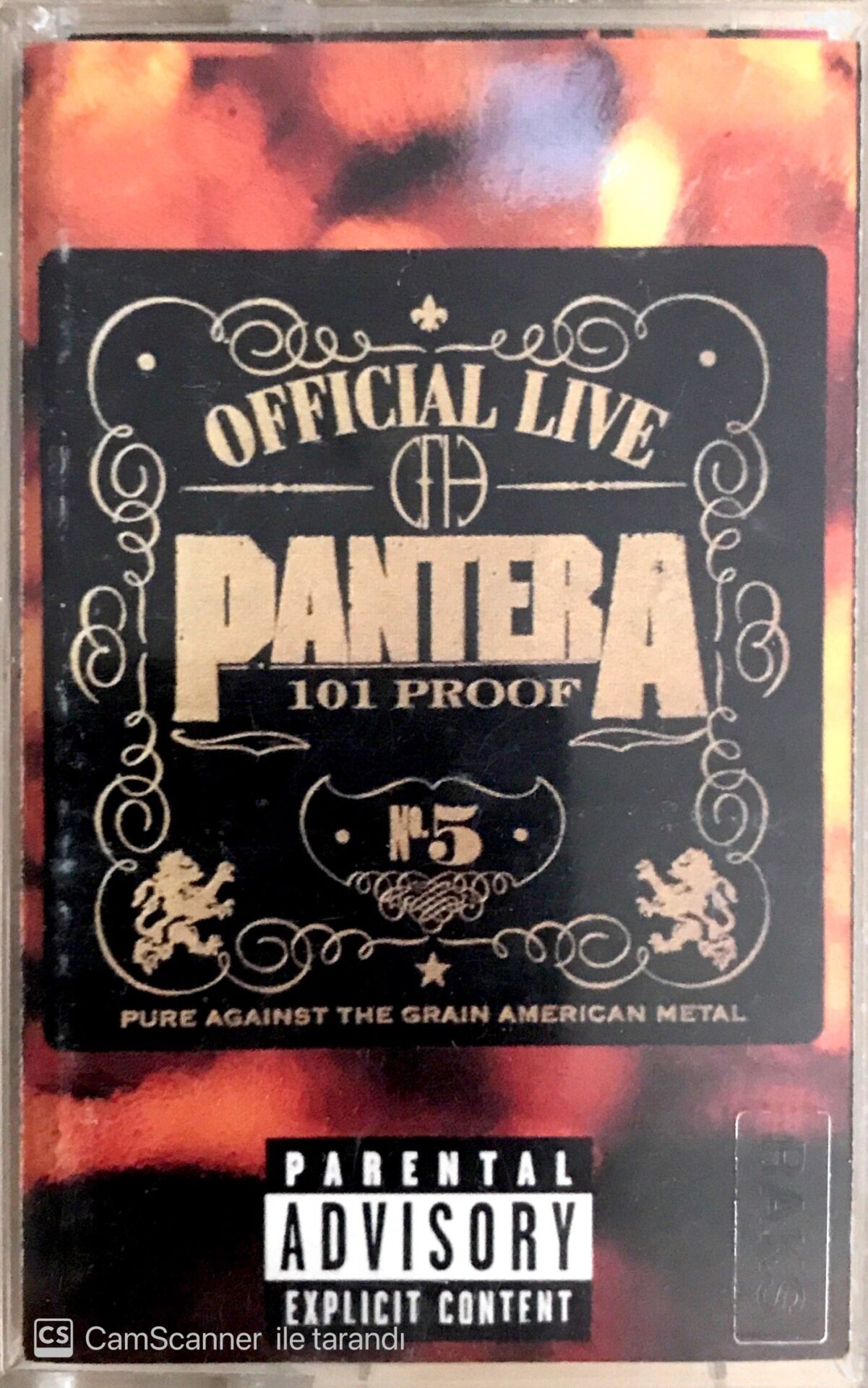 Pantera - Official Live:101 Proof - Kaset