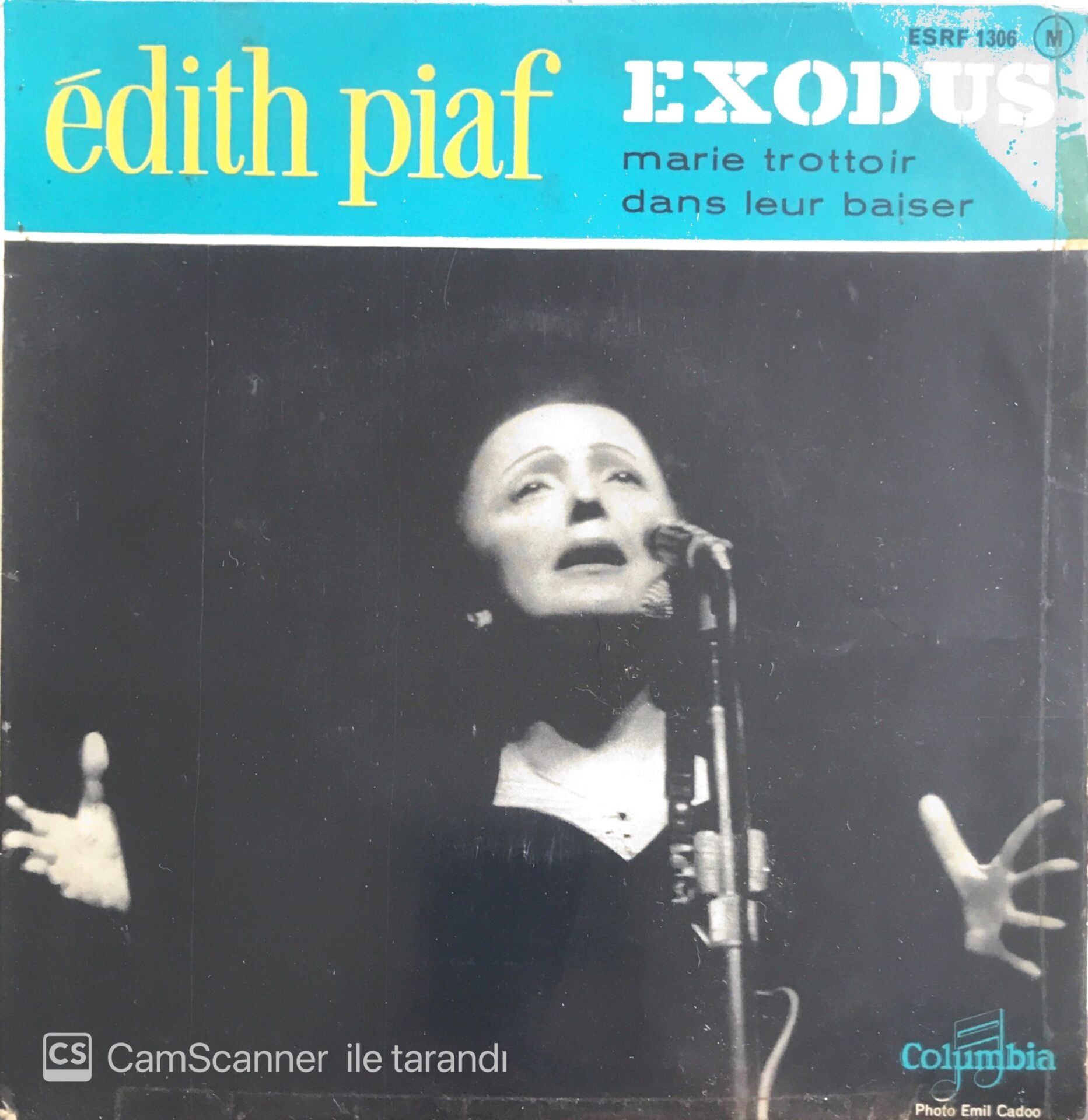 Edith Piaf - Exodus/Marie Trottoir - 45'lik