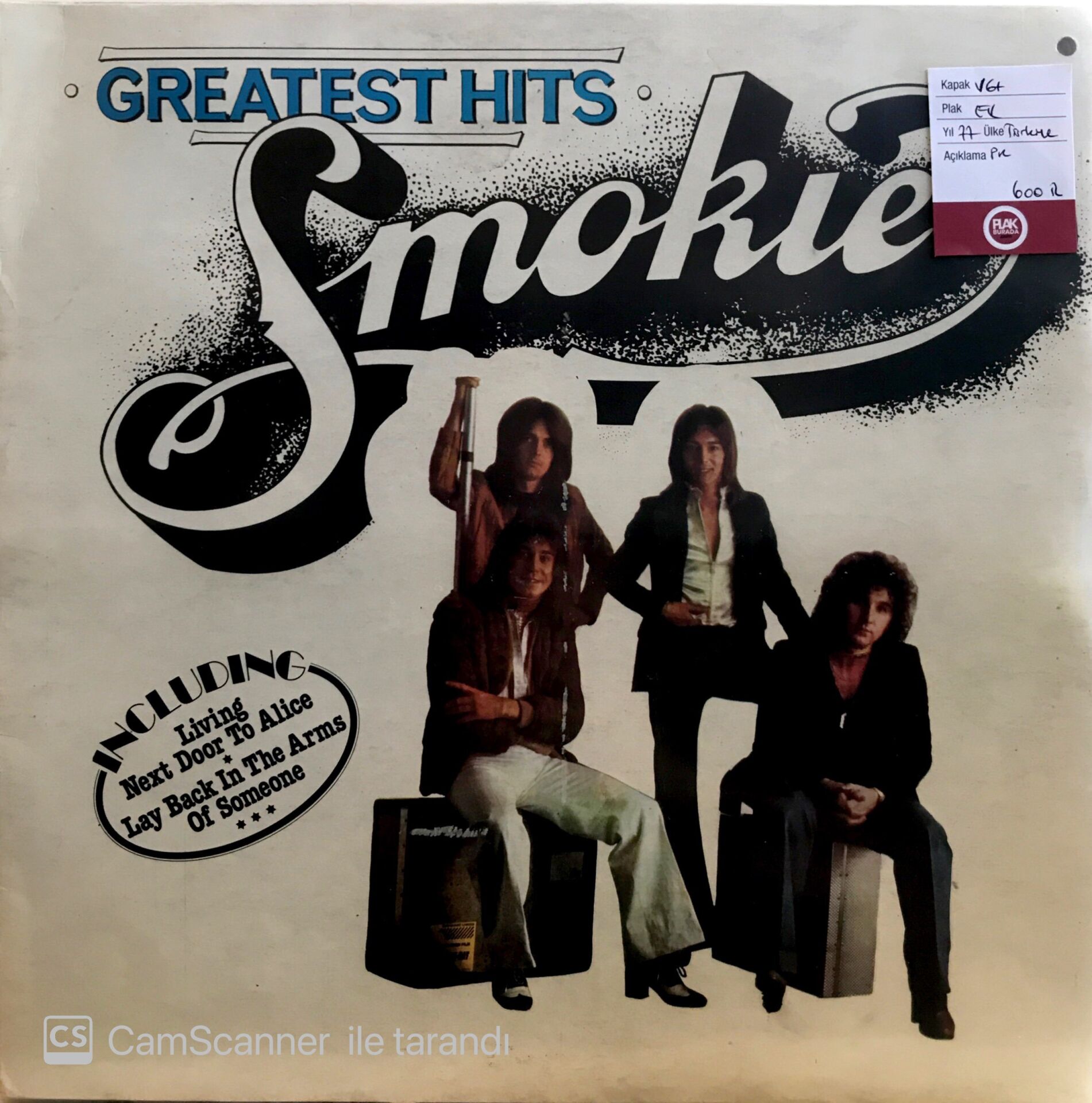 Smokie Greatest Hits LP
