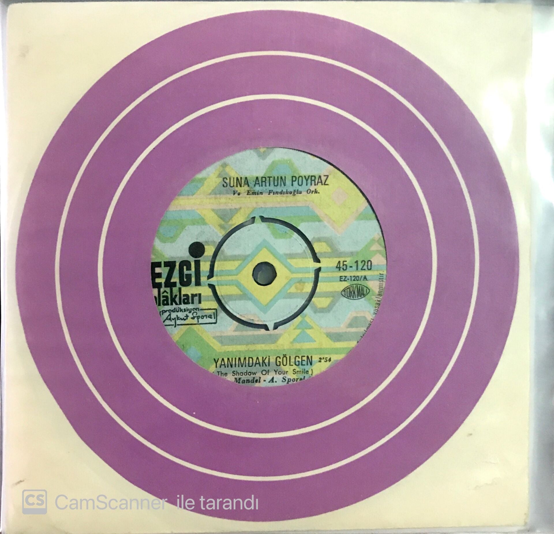 Suna Artun Poyraz - Yanımdaki Gölgen 45lik