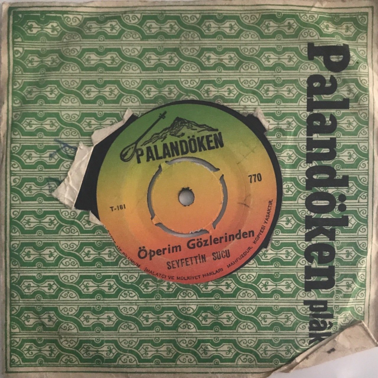 Seyfettin Sucu Öperim Gözlerinden 45lik