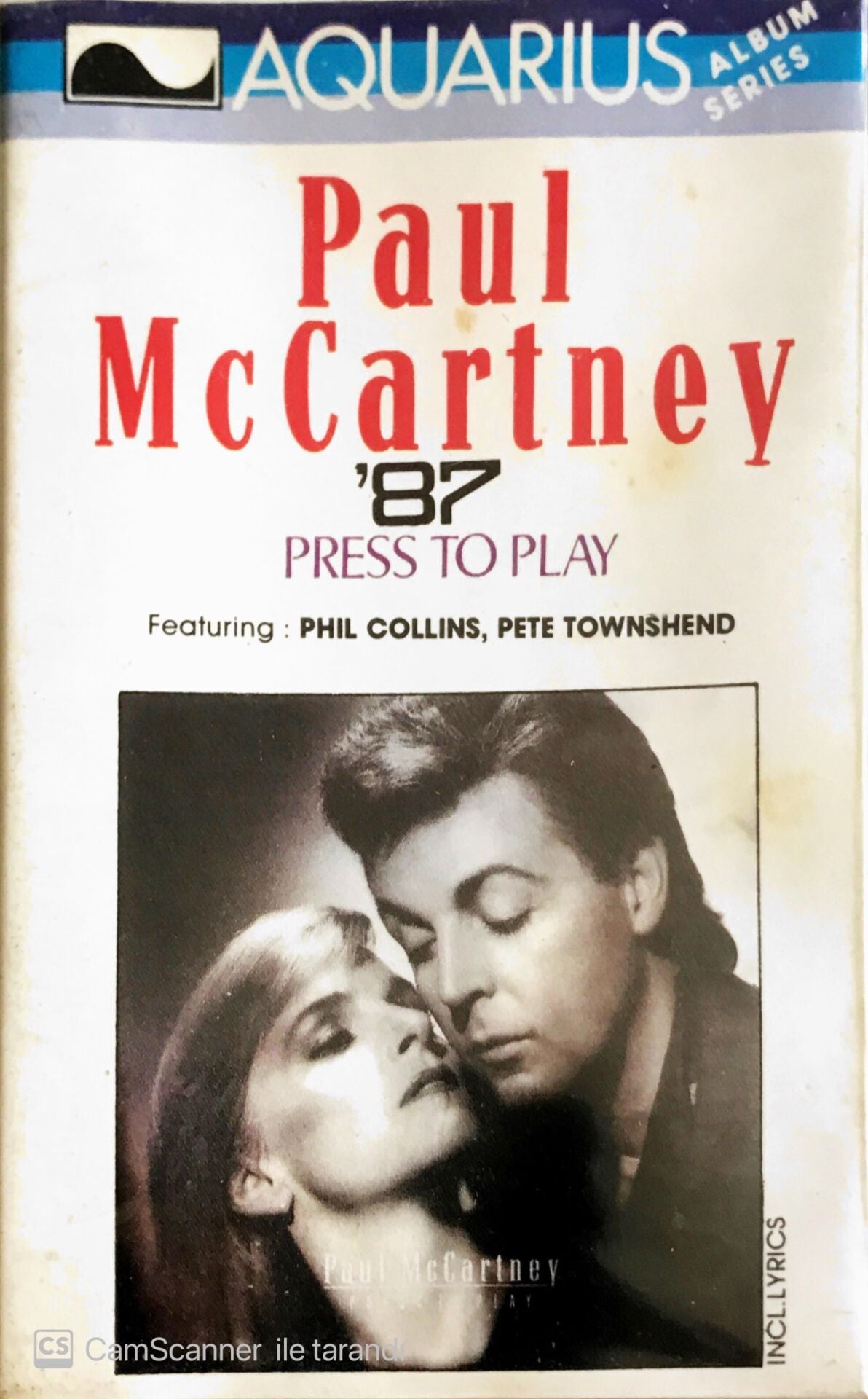 Paul McCartney '87 Press To Play - KASET