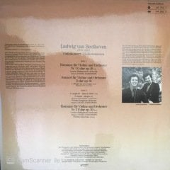 Ludwig Van Beethoven Romanzen Für Violine Und Orchester Nr.1 G-Dur Und 2 LP