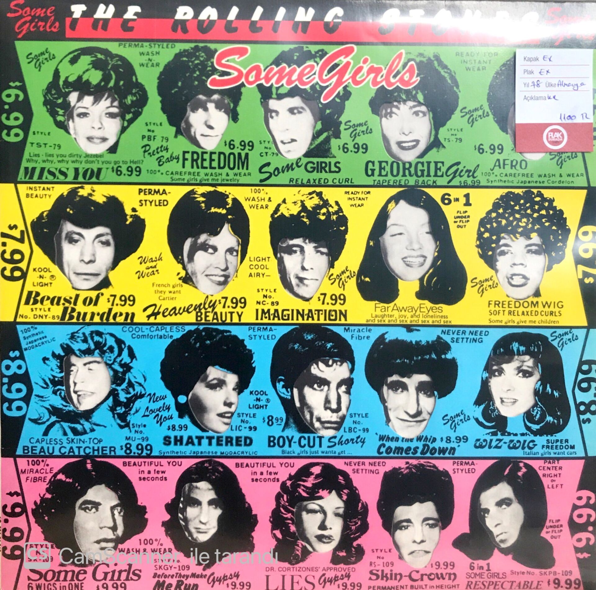 The Rolling Stones Some Girls LP