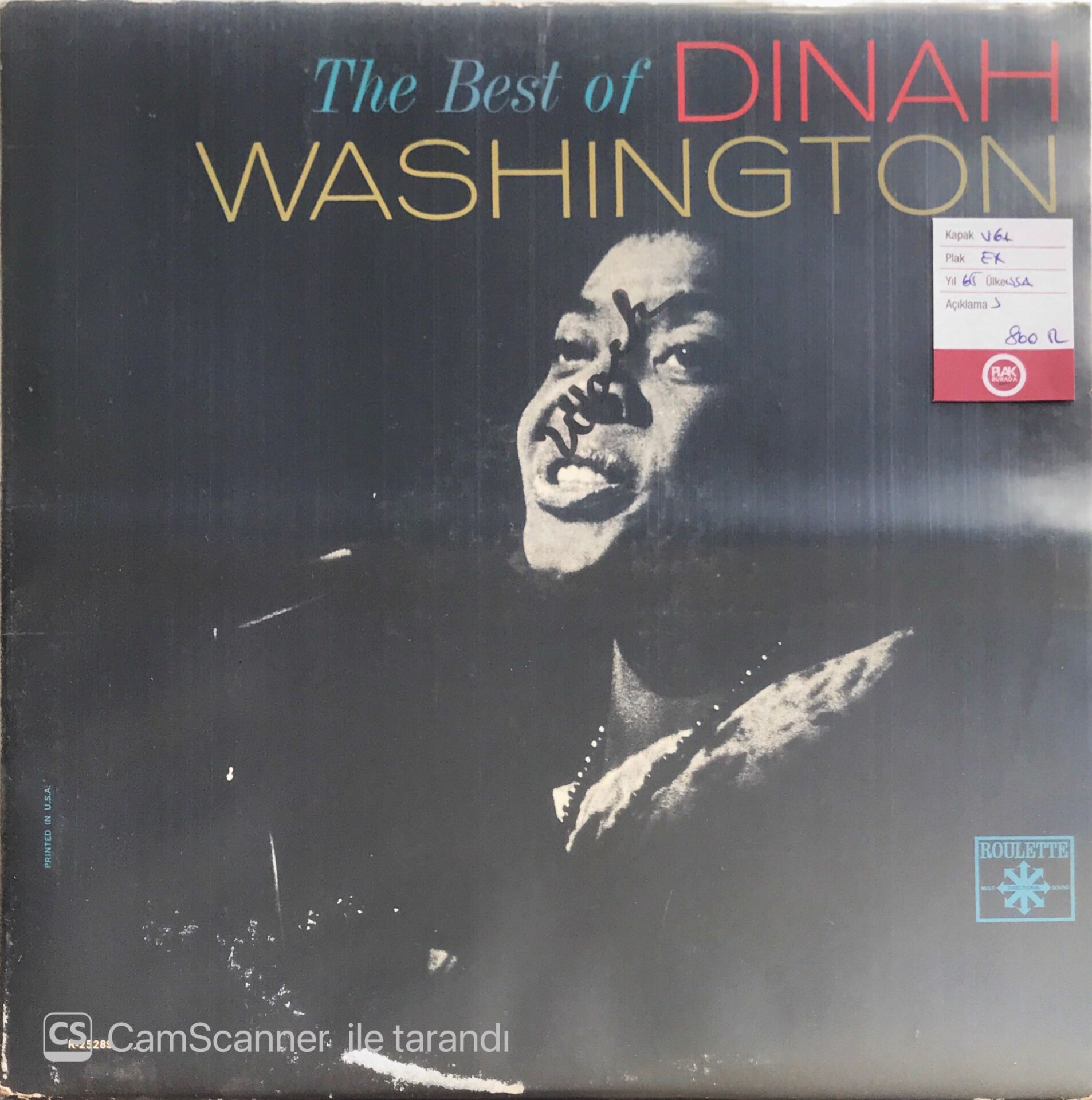 The Best Of Dinah Washington - LP