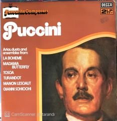 Favourite Composers Puccini  Double LP