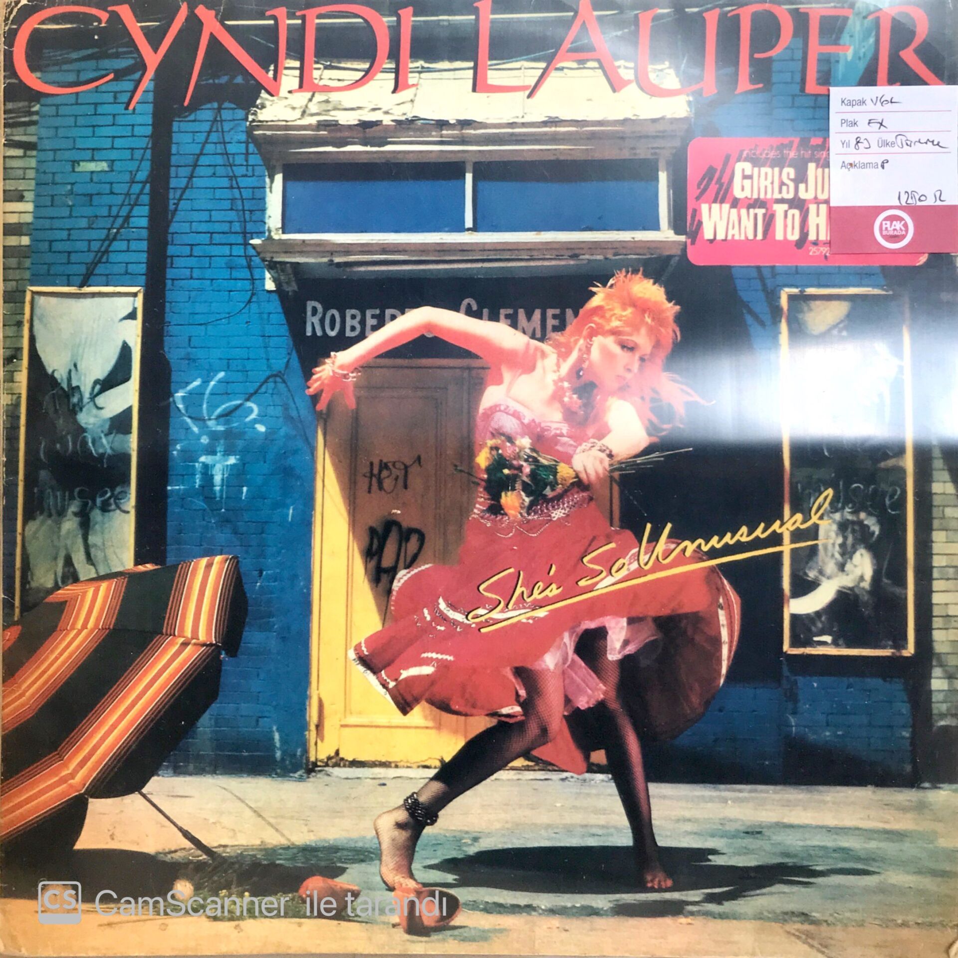 Cyndi Lauper - She's So Unusual LP