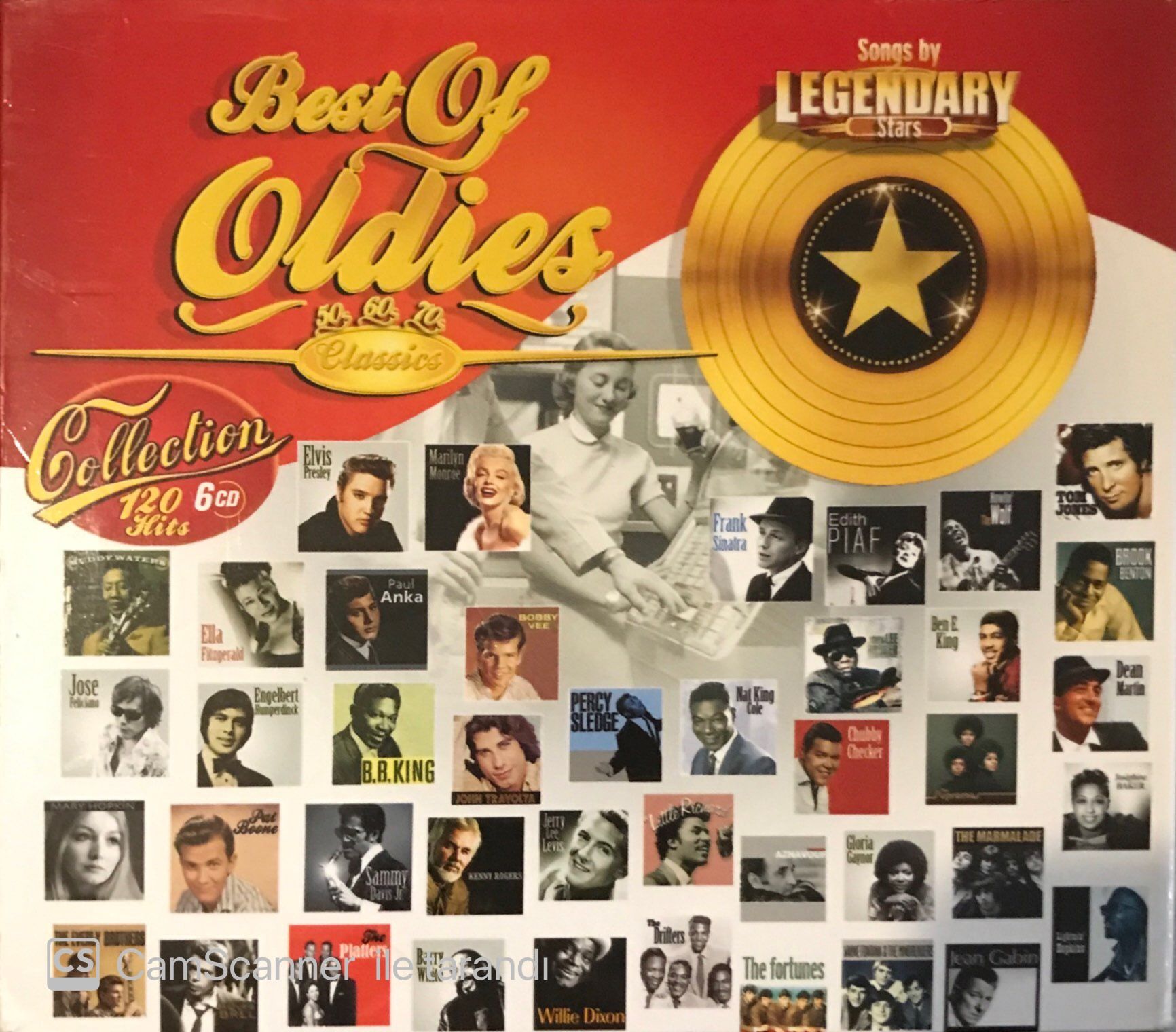 Best Of Oldies 50s 60s 70s Classics Collectıon 120 Hits 6 CD Box