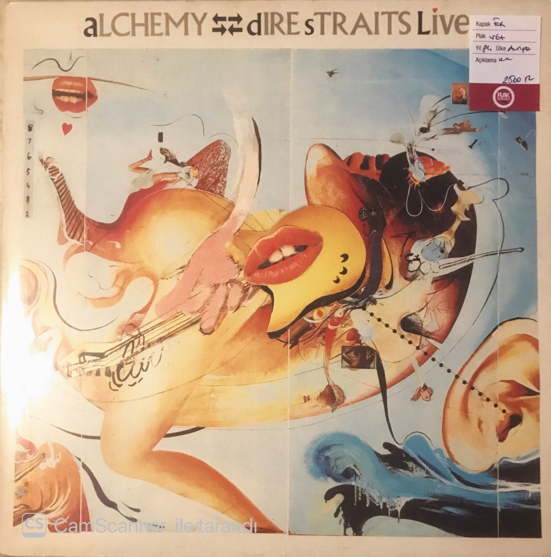 Alchemy Dire Straits Live Double LP