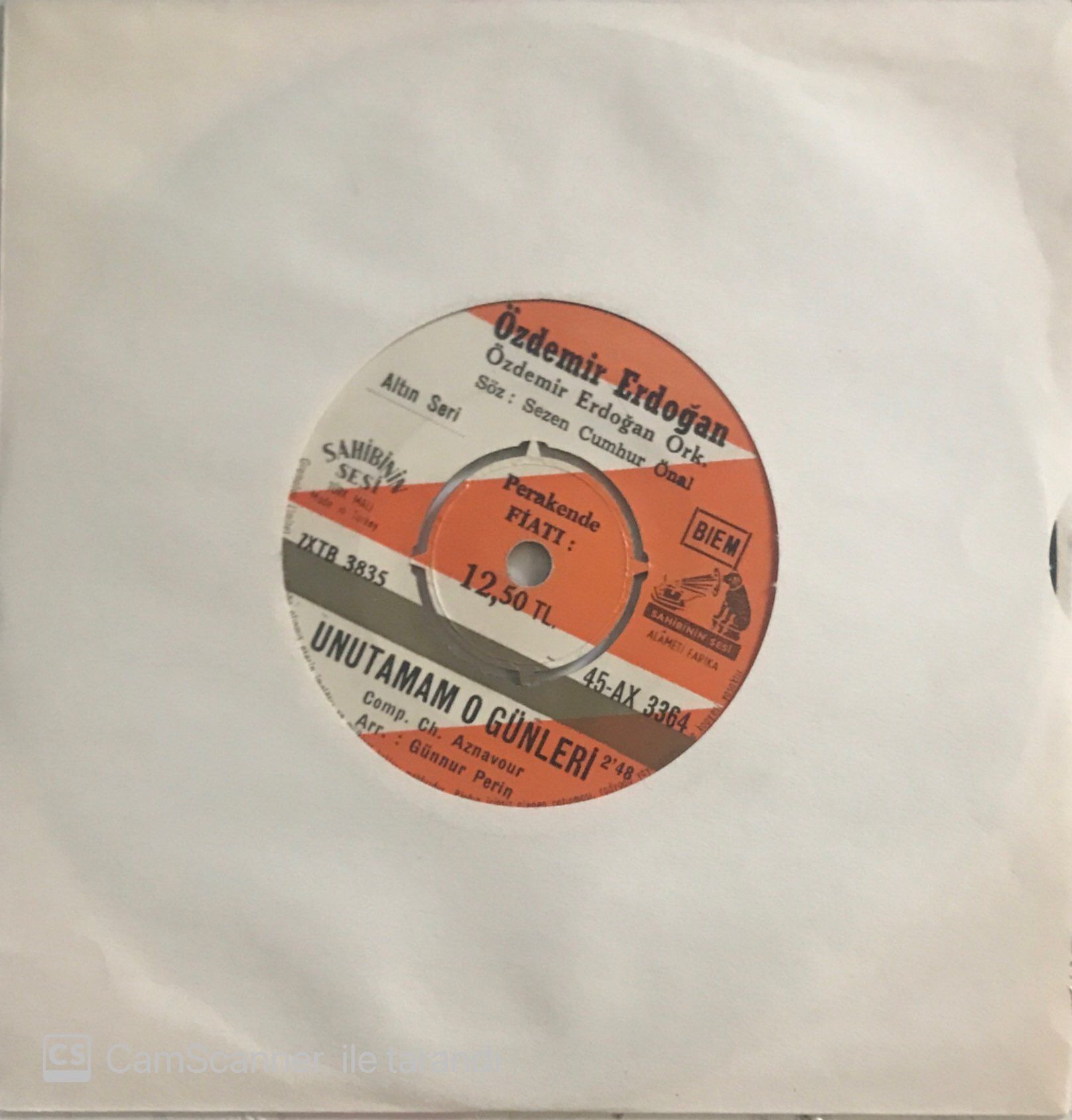 Özdemir Erdoğan Unutamam O Günleri 45lik