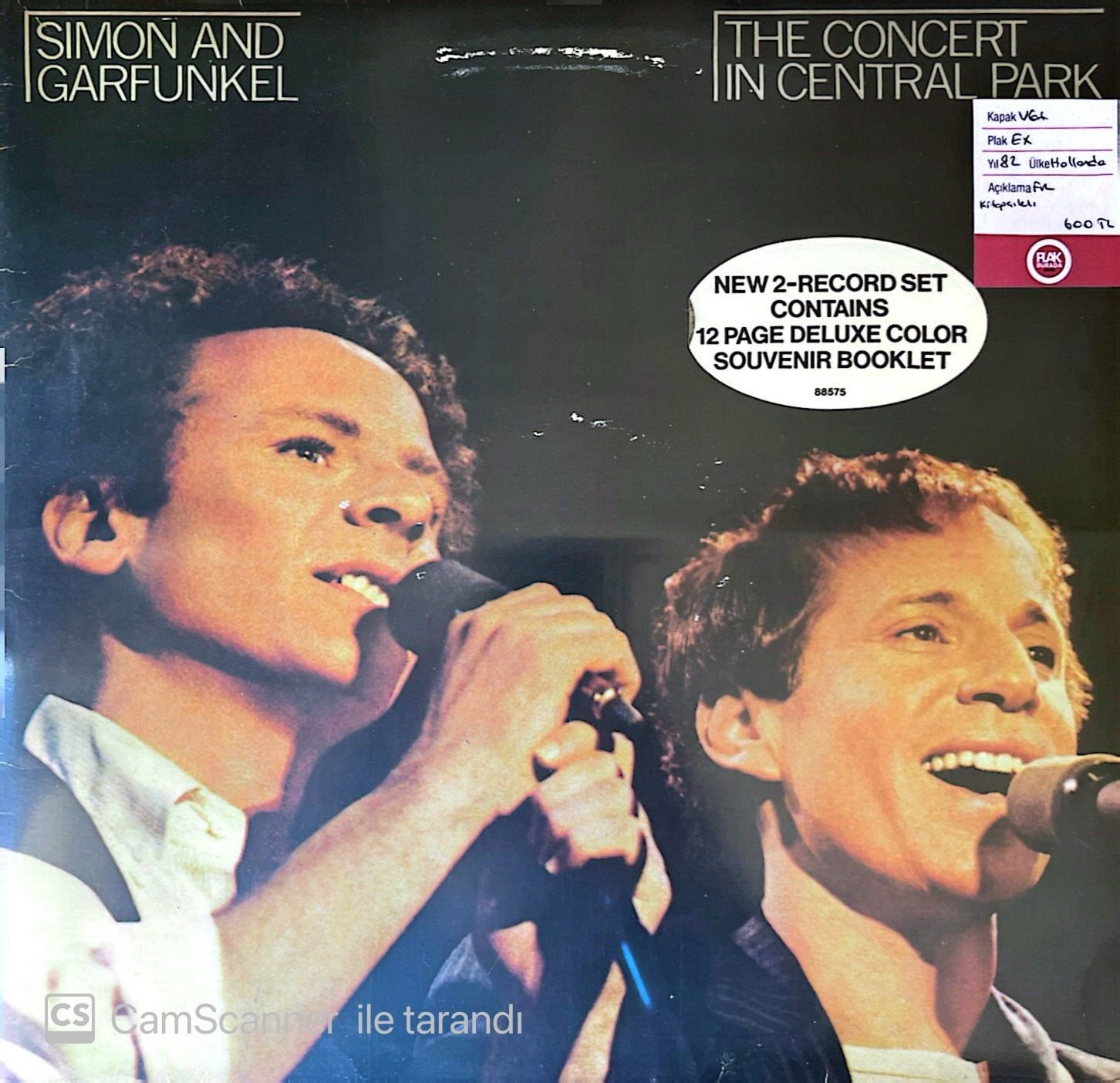 Simon And Garfunkel – The Concert In Central Park Double LP