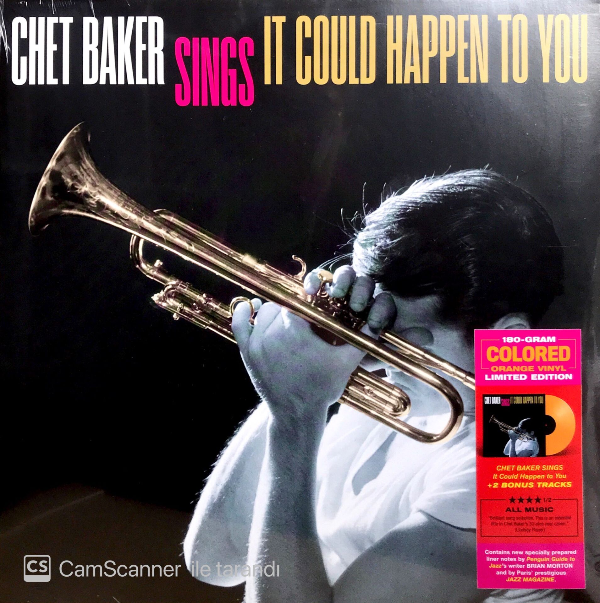 Chet Baker Sings It Could Happen To You LP Turuncu Renkli