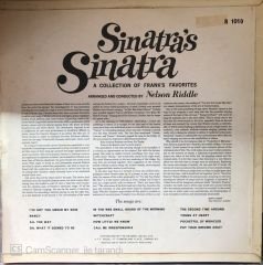 Sinatra's Sinatra A Collection Of Frank's Favorites LP